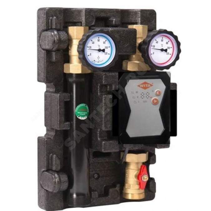 Группа насосная ECO 2 DK Ду25 без смешения с насосом WITA HE 40/60-25-180 Huch EnTEC 101.30.025.02.WT