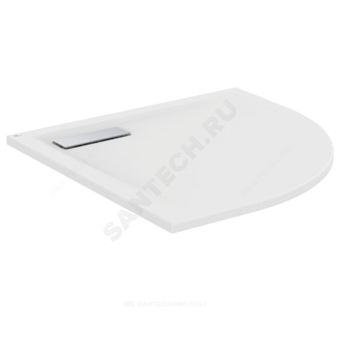 Поддон душевой акрил четверть круга ULTRAFLAT NEW 800х800х25 белый матовый Ideal Standard T4491V1