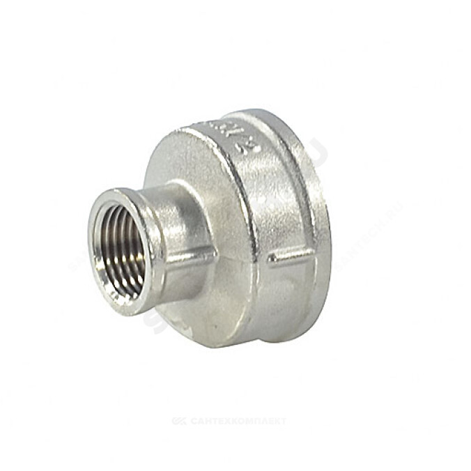 Муфта латунь никель переходная Ду 32х20 (1 1/4"х3/4") ВР/ВР FN122 SantechSystems