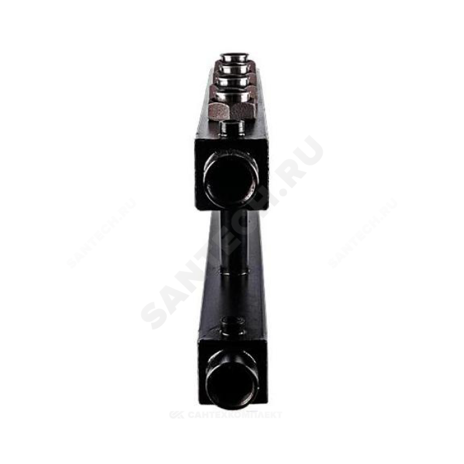 Коллектор котельной сталь до 360 кВт 1 1/2" ВР на 2 контура 1 1/2" нак/г м/о 125мм Дублер KK-40F ASKON 40F/125/40/2D