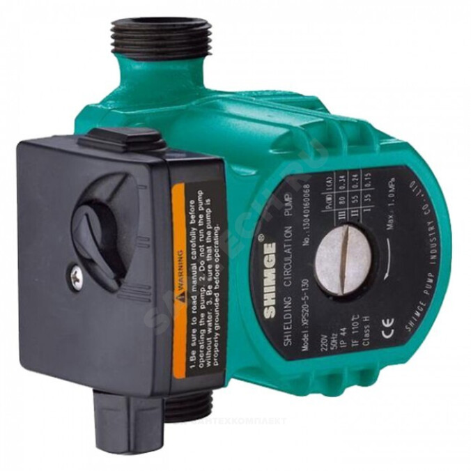 Насос циркуляционный с мокрым ротором XPS25-7-130 PN10 1х220В/50 Гц SHIMGE ТСК/10110100327