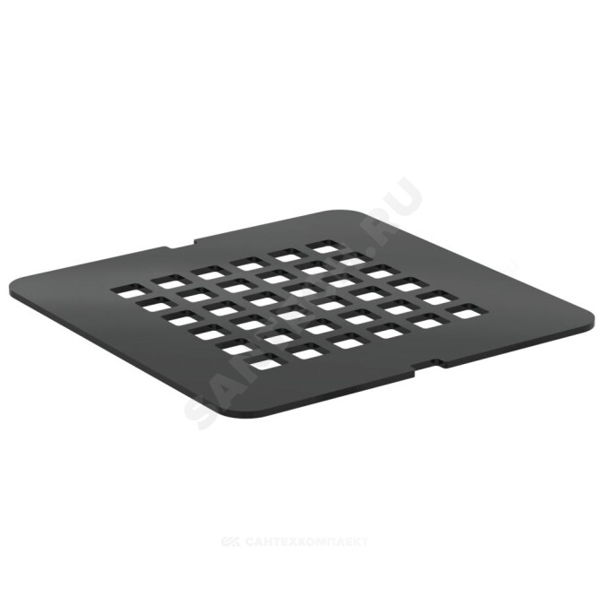 Накладка слива для душевого поддона ULTRAFLAT S 125х125 черный Ideal Standard KV169FV