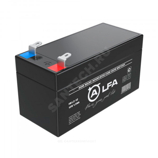 Аккумулятор ES-BACC-01 12В, 1,2 Ач EctoControl ec01037