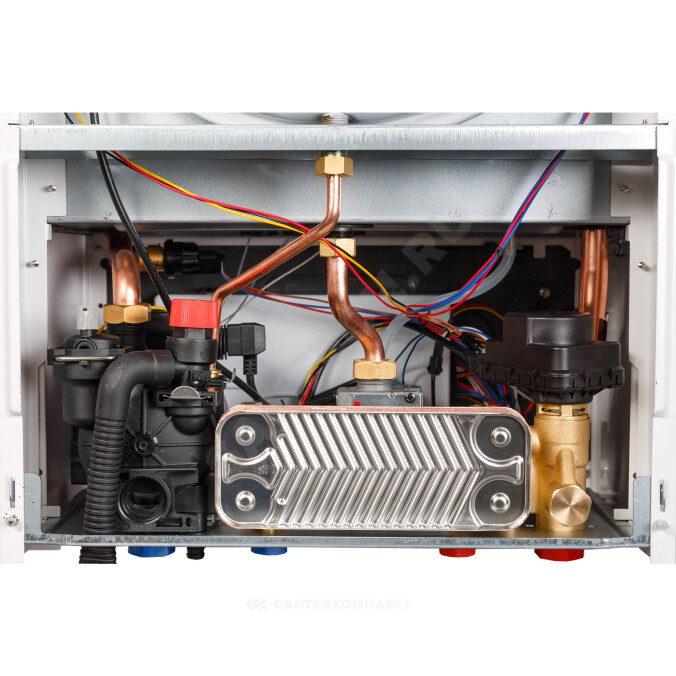 Котел настенный газовый конвекционный 14 кВт двухконтурный Toivo T14 DK с модулем Wi-Fi Kotitonttu 00-00000657